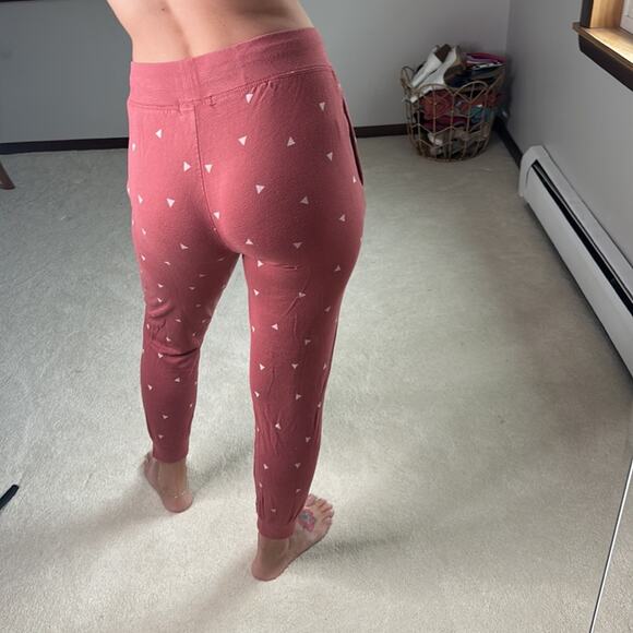 Thread + Supply:  Triangle Patterned Rust Jogger Lounge Pants - Picture 2 of 5